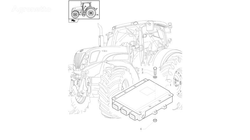 New Holland 84225084 Steuereinheit für New Holland T6010 T6070 Radtraktor