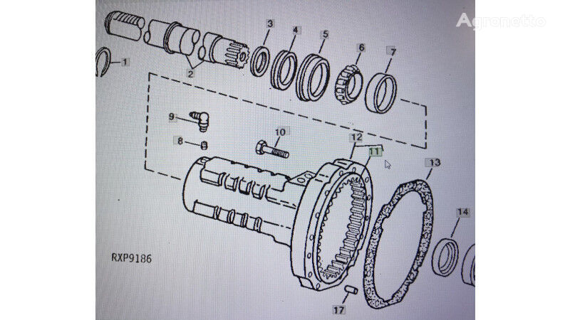 Przekładnia pierścieniowa-wieniec R57616/R6426 sonstiges Ersatzteil Getriebe für John Deere 4555/4755/49 Radtraktor